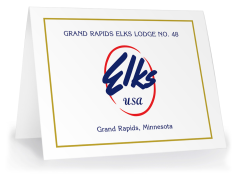 Elks Note Card